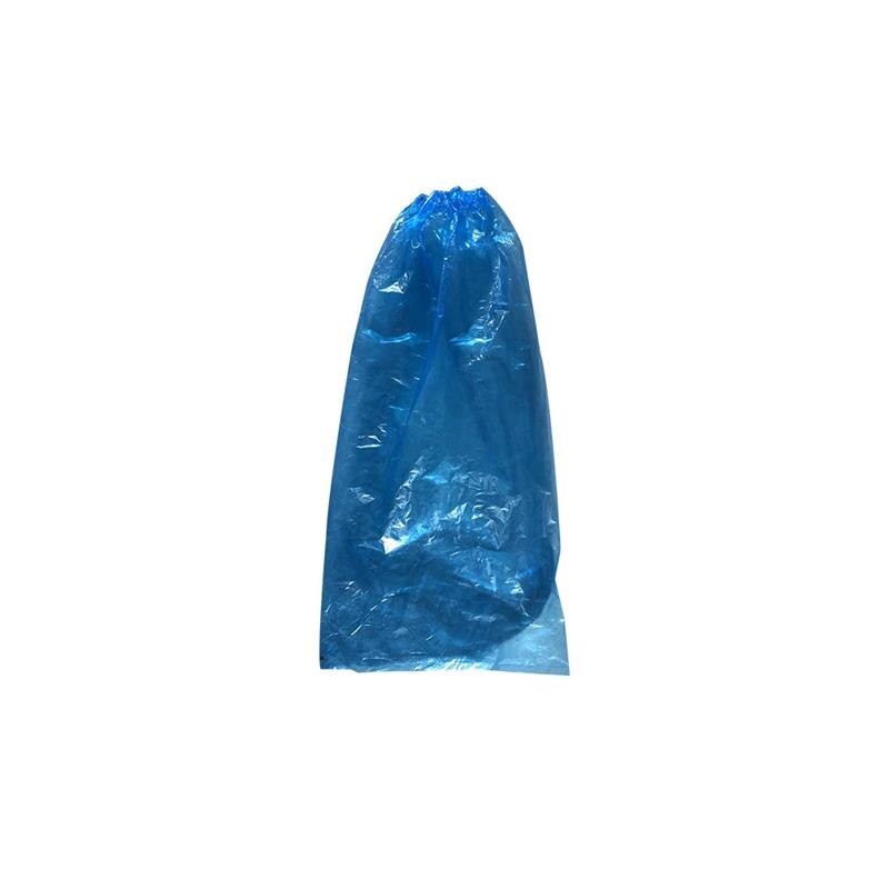 Couvre-chaussure Haut De Protection, 100 PièCES, Dessus De Chaussure Bleu Unisexe Jetable, Résistant à L'eau Et à La Poussière, Botte D'extérieu