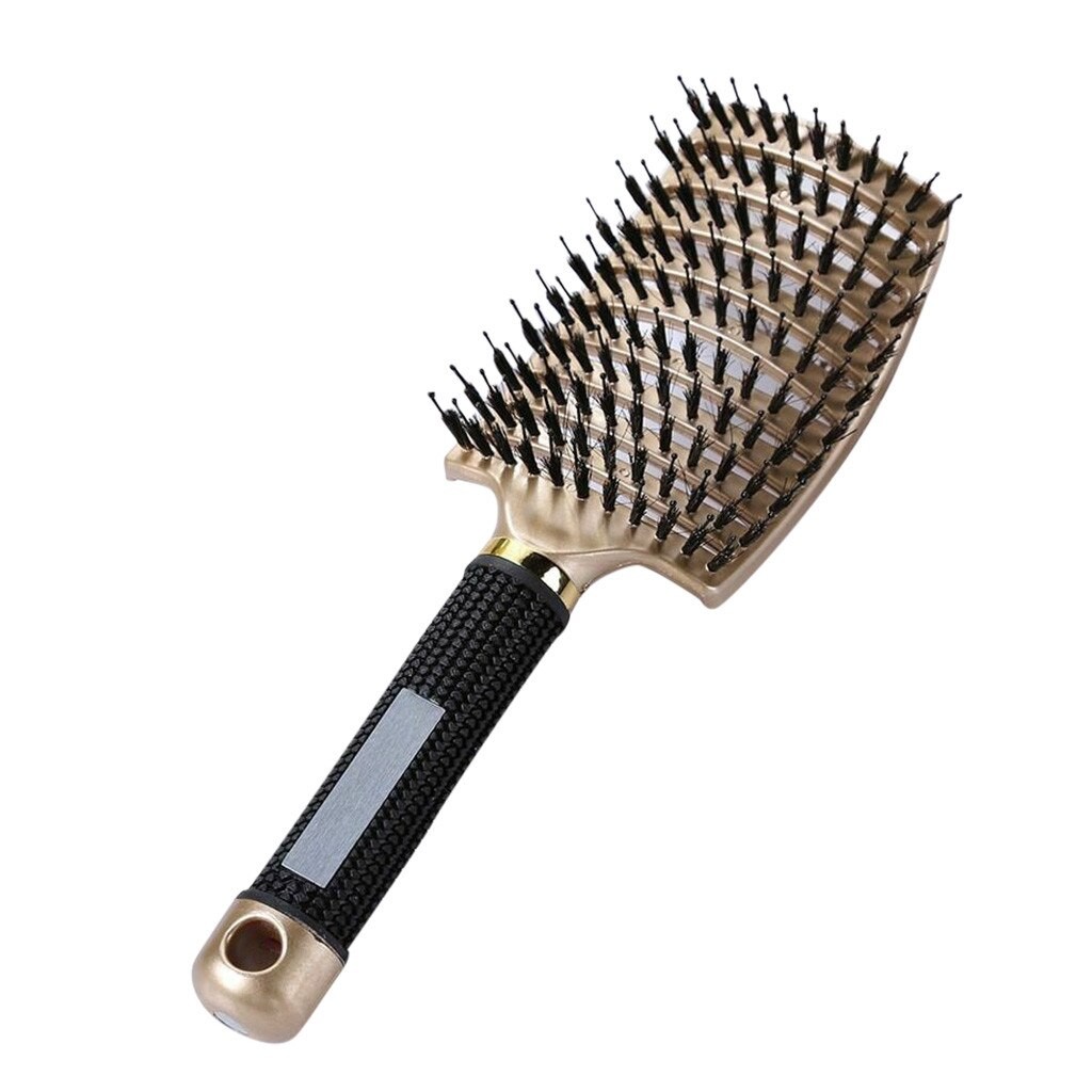 4 Couleurs Femmes Cheveux Cuir Chevelu Massage Peigne Soies En Nylon Brosse à Cheveux Humide Bouclés Démêler Brosse à Cheveux Pour Salon De Coiff