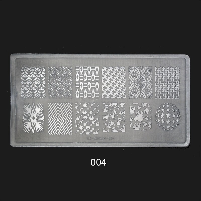Tampon En Plastique Pour Nail Art, Outil De Manucure, Pochoir, 4 Styles Au Choix, à Bricolage Soi-même, 1 Pièce