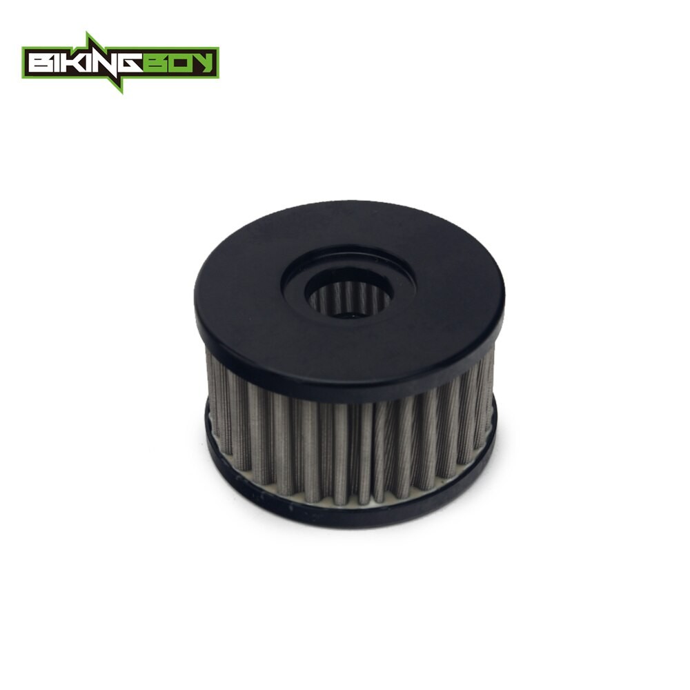 BIKINGBOY-filtre à Huile Réutilisable | DR650S DR 650 S 97 98 99 00 01 02 03 04 06 07 08 10 09 12 13 14 15 16, Acier Inoxydable