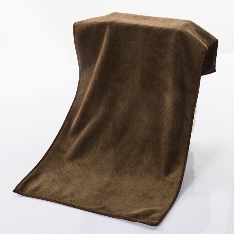 Serviette De Visage En Tissu 100% Microfibre, Tissu Uni Uni, Blanc, Bleu, Marron, Violet, Pour Le Visage, La Voiture, Le Nettoyage De La Maison, Prati