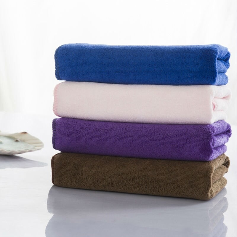 Serviette De Visage En Tissu 100% Microfibre, Tissu Uni Uni, Blanc, Bleu, Marron, Violet, Pour Le Visage, La Voiture, Le Nettoyage De La Maison, Prati thumbnail