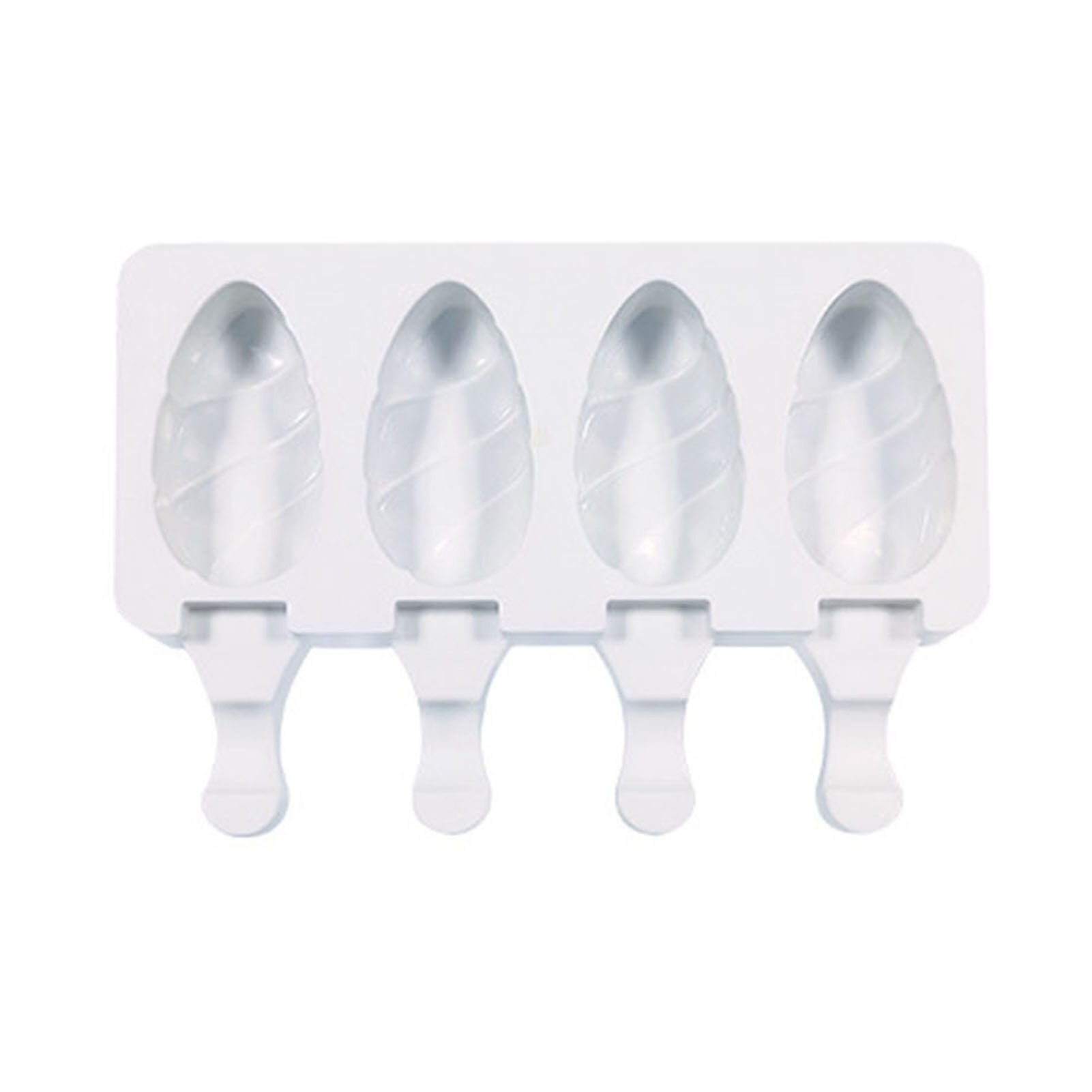 8/4/2 Trou Moule À Glace En Silicone Bac À Glaçons Popsicle Baril Moule Pour Faire Soi-Même Dessert De Crème Glacée Moule Avec Bâton De Popsicl