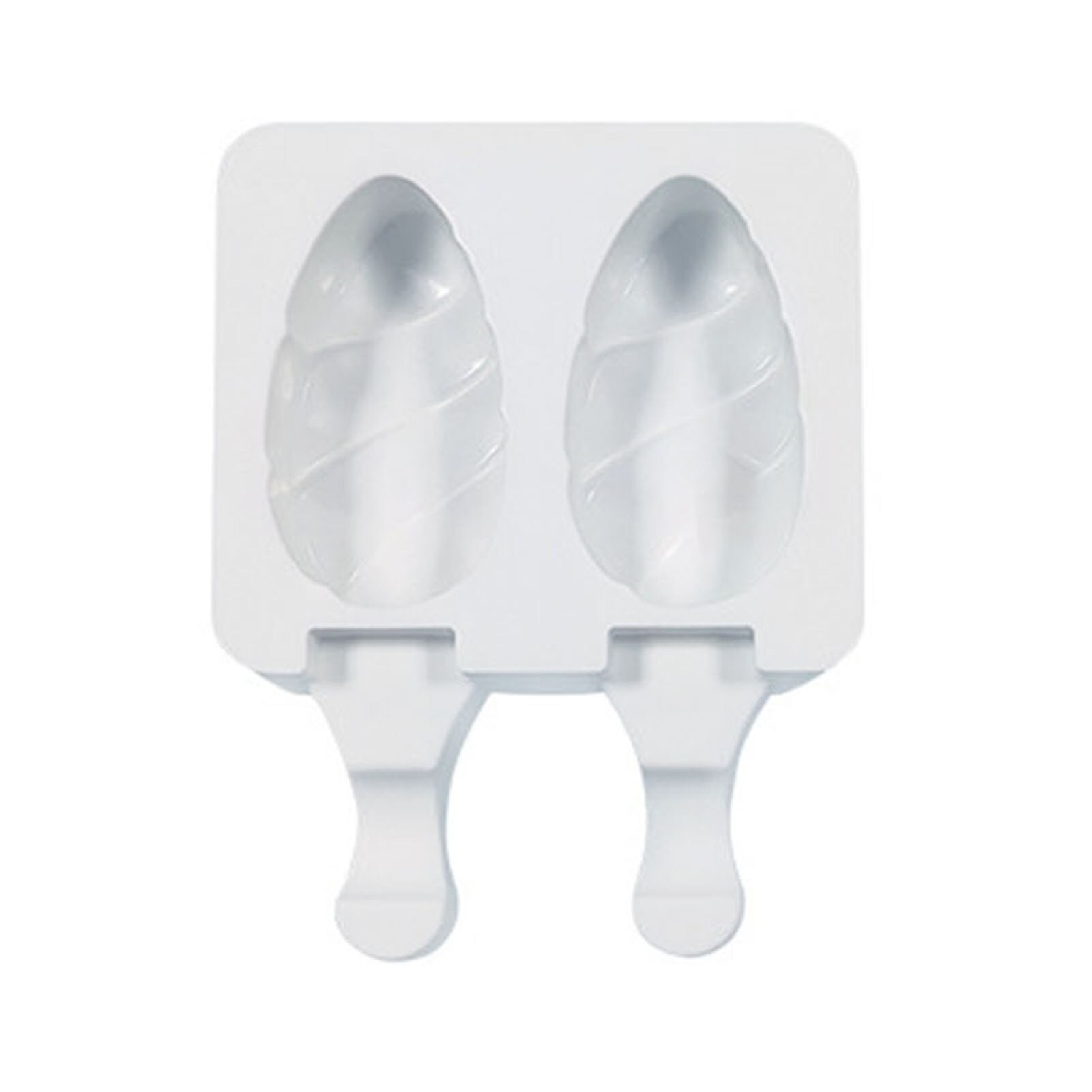 8/4/2 Trou Moule À Glace En Silicone Bac À Glaçons Popsicle Baril Moule Pour Faire Soi-Même Dessert De Crème Glacée Moule Avec Bâton De Popsicl