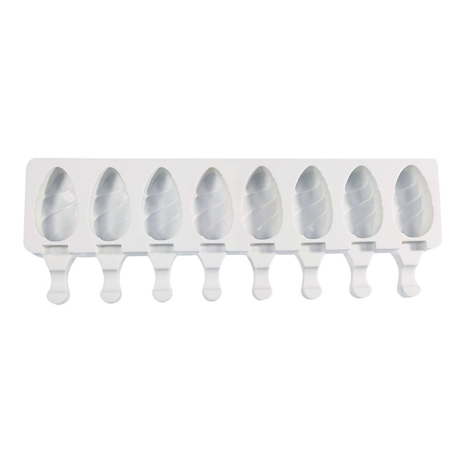 8/4/2 Trou Moule À Glace En Silicone Bac À Glaçons Popsicle Baril Moule Pour Faire Soi-Même Dessert De Crème Glacée Moule Avec Bâton De Popsicl