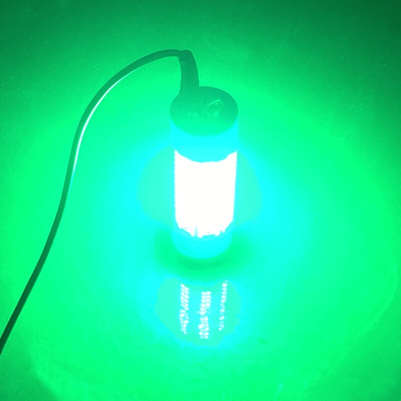 Appât Submersible LED Haute Puissance Pour La Pêche Sous-marine, Appât Artificiel IDéal Pour Attirer Les Poissons, Vert, Bleu, Jaune, Ip68, 100 W,