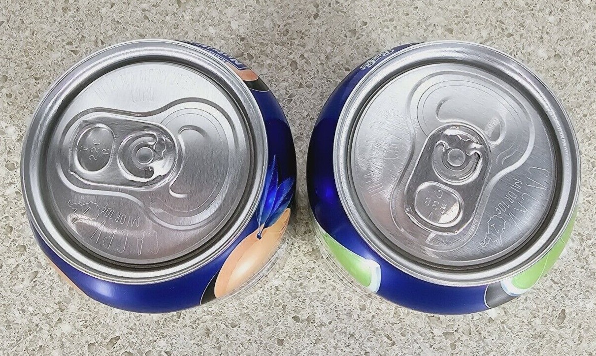Limited Edition Rare Pepsi PEACH & LIME Flavored Soda 2 Cans Each 12 Fl Oz thumbnail