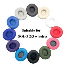 Ersatz Ohr Pads Kissen Für Solo 2 Drahtlose Ohrpolster Earbuds Für Schlägt Solo 3 Kabellos Headset Fallen Ultra-weichen Protein Haut thumbnail