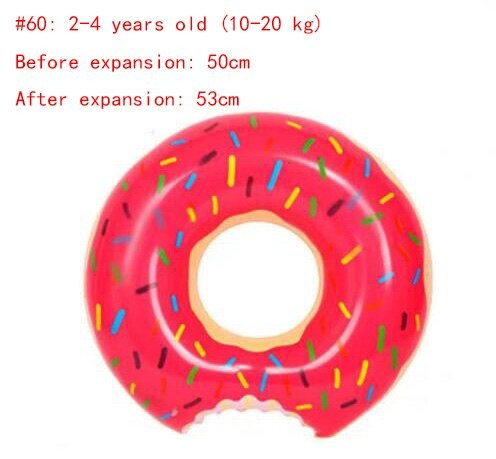 PVC Erwachsene Freundlicher Krapfen Aufblasbare Schwimmen Ring Matratze Gummi Ring Schwimmen Schwimmbad Spielzeug Wasser Sitz Sicher Party Spielzeug
