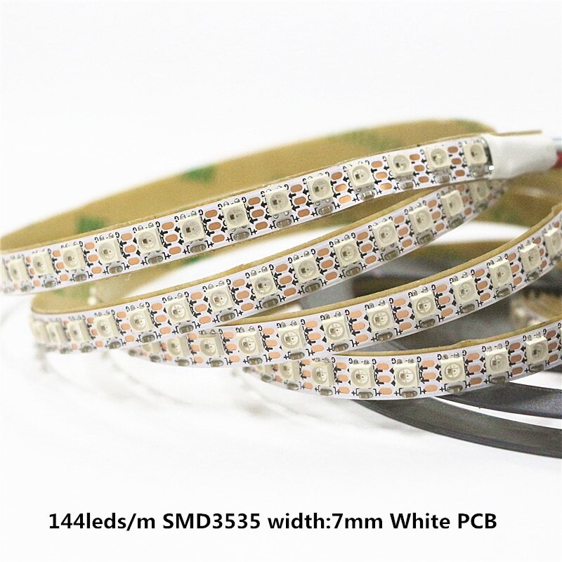 Programmierbare Individuelle Die Anschrift LED Pixel Streifen 4mm 5mm Schmale Breite WS2812B WS2812 3535 5050 RGB LED Jagen Digital Lampe