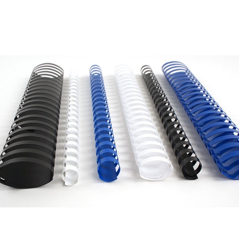 50 Teile/los Bindung Gummi Ring 21 See A4 Dokument Verlieren-Blatt Bindemittel 22-51mm PVC Spulen Maschine Spezielle Punsch Bindung Liefert