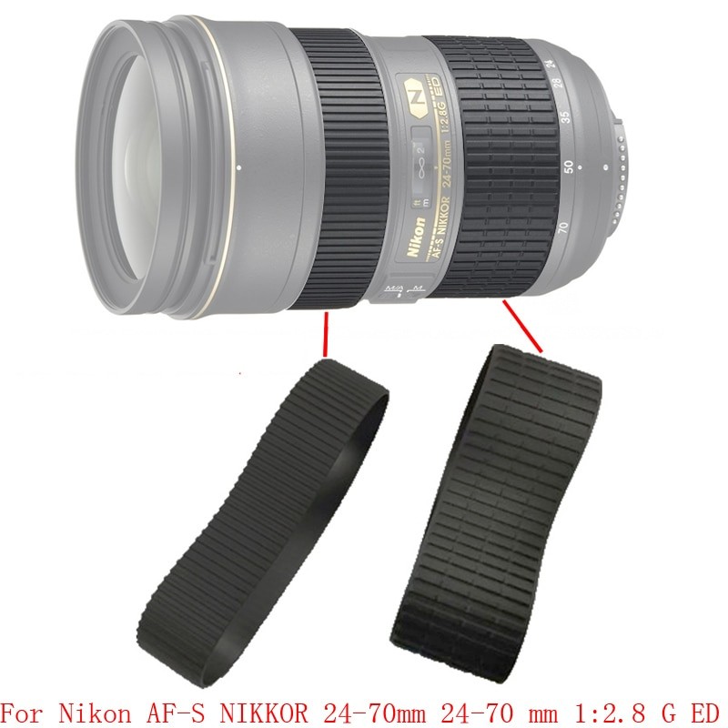 OBJEKTIV Echte Zoomen + Fokus Griff Gummi Ring Für Nikon AF-S NIKKOR 24-70mm 24-70mm 1: 2,8G ED Reparatur Teil