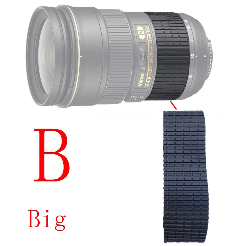 OBJEKTIV Echte Zoomen + Fokus Griff Gummi Ring Für Nikon AF-S NIKKOR 24-70mm 24-70mm 1: 2,8G ED Reparatur Teil thumbnail