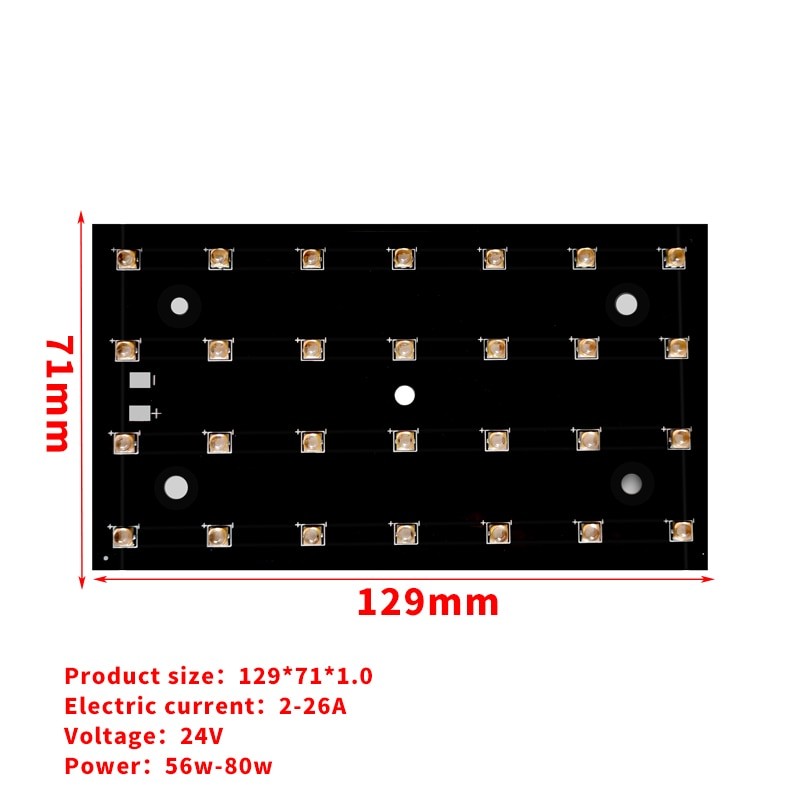3535 LED UV Lampe Nagel Modell 365 400 380nm Mit Aluminium Platte