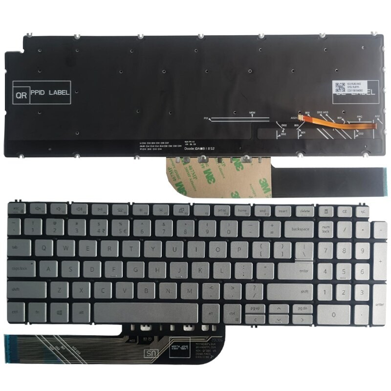 US Laptop Keyboard for DELL Inspiron 15-5501 5502 5508 5509 5590 5591 5598 5593 5594 5584 3501 3502 3505
