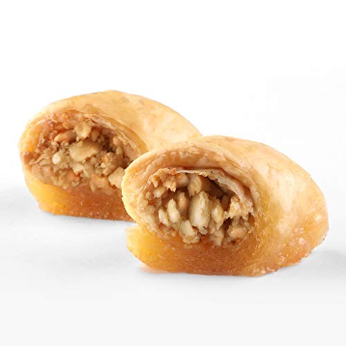 Zalatimo Sweets Since 1860, 100% All Natural Assorted Baklava, Slightly Sweet Baklava in Square Metal Gift Tin, No Preservatives, No Additives, No Cor thumbnail