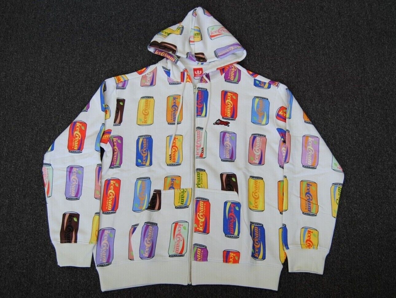 [431-8306] New Men's Icecream 6 Pack Pullover Hoodie Whisper White