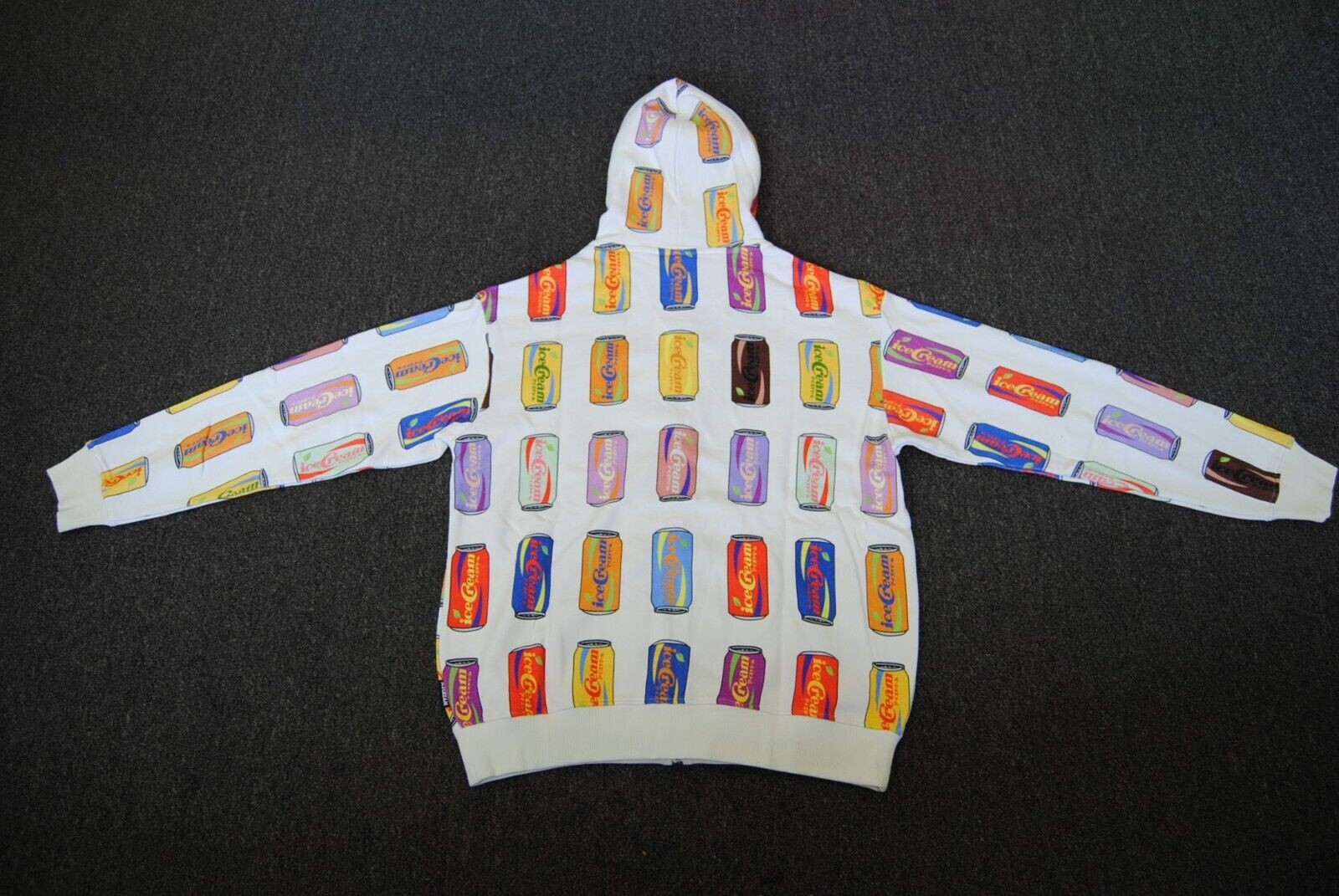 [431-8306] New Men's Icecream 6 Pack Pullover Hoodie Whisper White thumbnail
