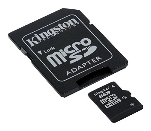 Professional Kingston 4GB MicroSDHC Card for ICEMOBILE Apollo Smartphone with Custom Formatting and Standard SD Acapter. (Class 4)