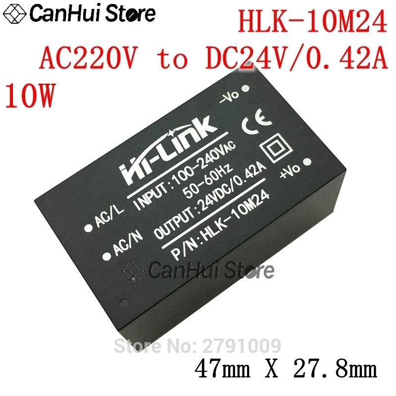 Intelligent Hushålls Mini-isoleringsbrytare Strömförsörjningsmodul Hlk -10 M 05 10 M 03/09/12/15/24 Ac-dc 220v to 3.3v/5v/9v/12v/15v/24v