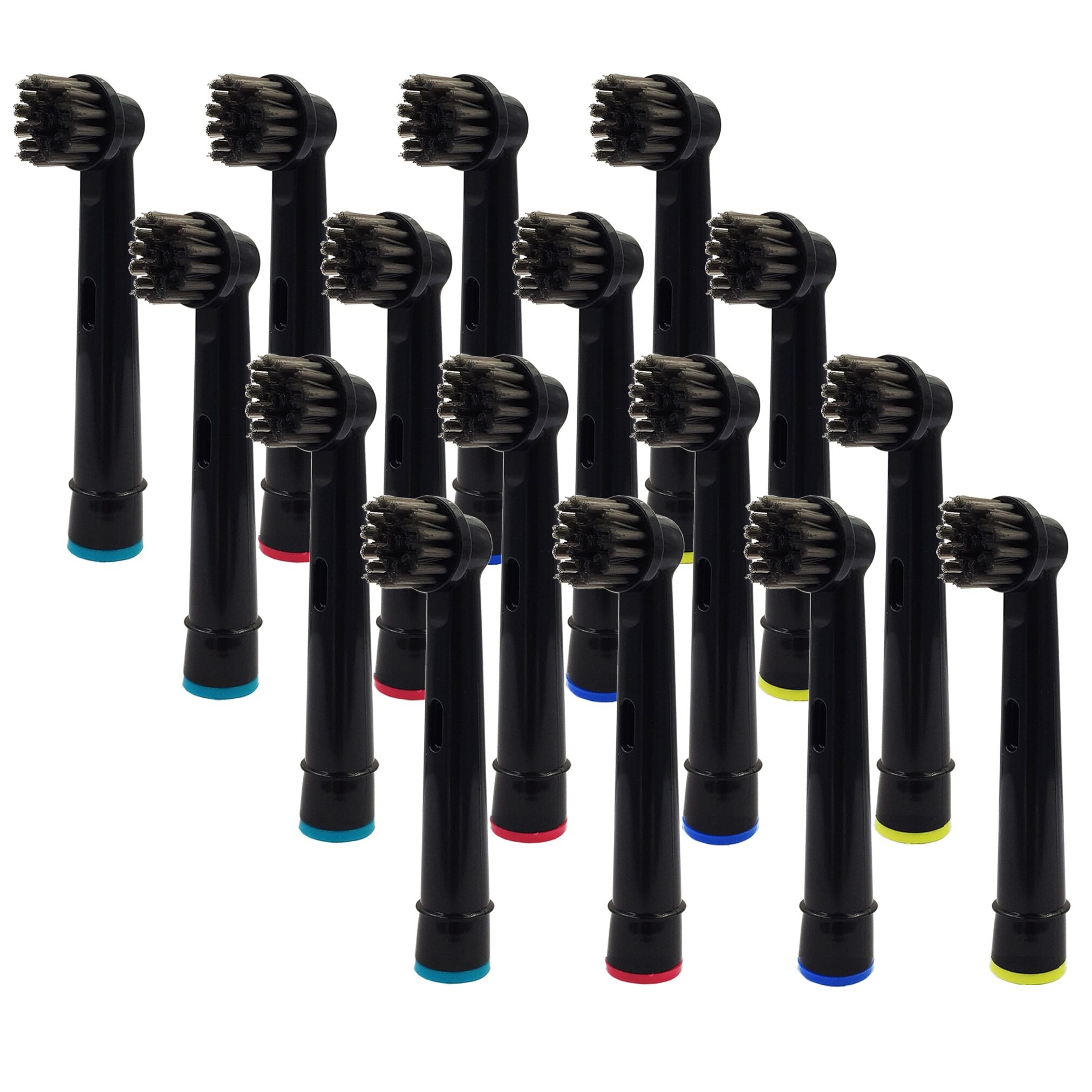 16 St Kolborsthuvuden I Bambu För Braun Oral B D20,d32,oc20,d10513 Db4510k 3744 3709 3757, Vård 8860, 8875 thumbnail