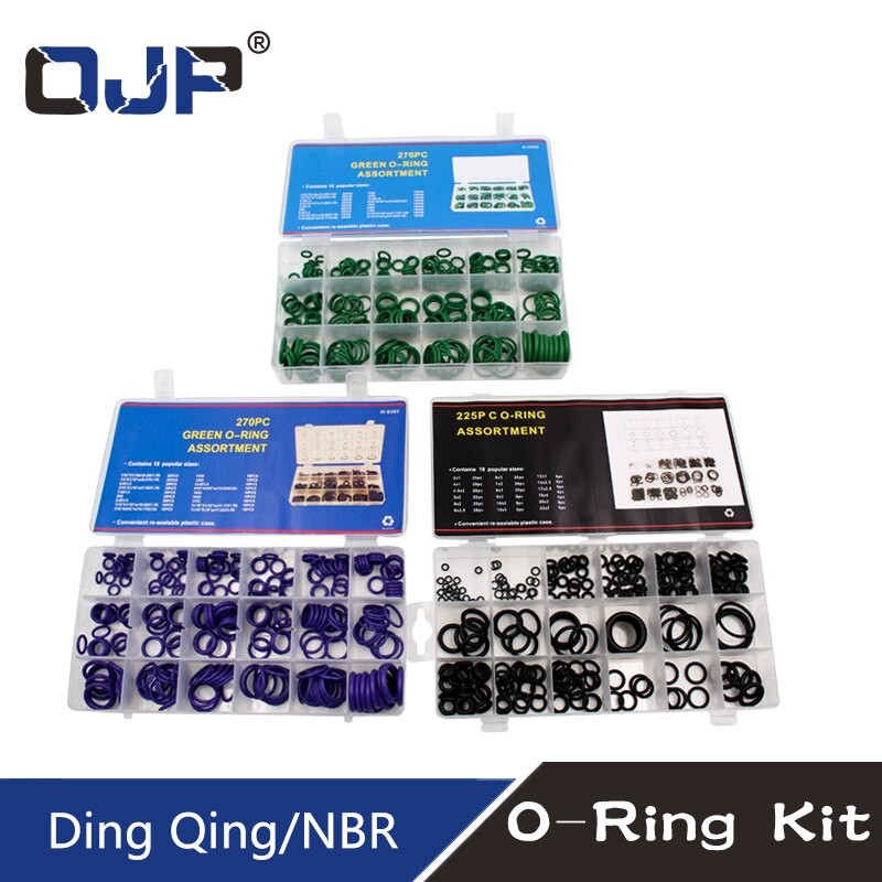 O Ring Vattentät Olja Och Nötningsbeständig Gummi Ring Tätning Nbr Tätning Nitril TVättgummi Oring Set Sortiment Kit Set Box thumbnail