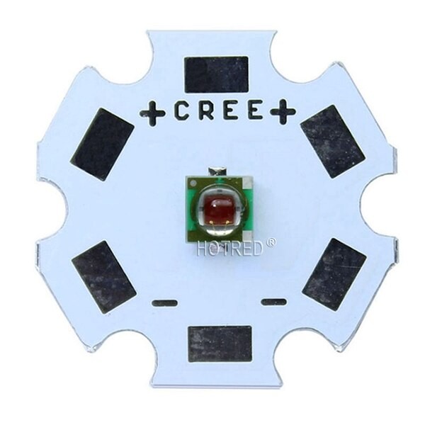 10 St Original Cree Xpe Xpe R3 1-3w 3535 Röda LED Emitter Diod Röd 620-625nm Ledde Växt Växa Sändare Med 20/16/14/8mm Pcb Board