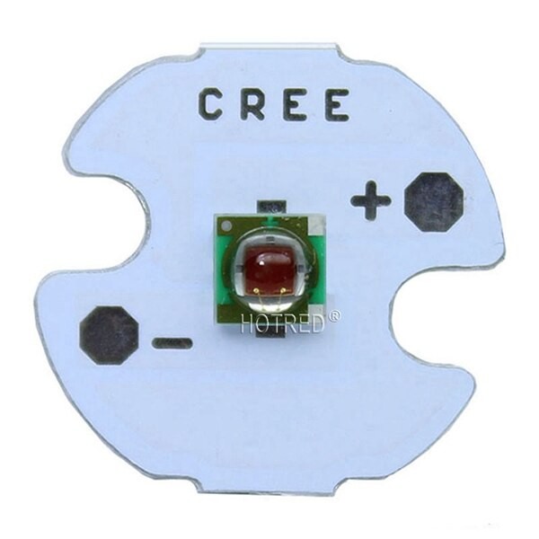 10 St Original Cree Xpe Xpe R3 1-3w 3535 Röda LED Emitter Diod Röd 620-625nm Ledde Växt Växa Sändare Med 20/16/14/8mm Pcb Board
