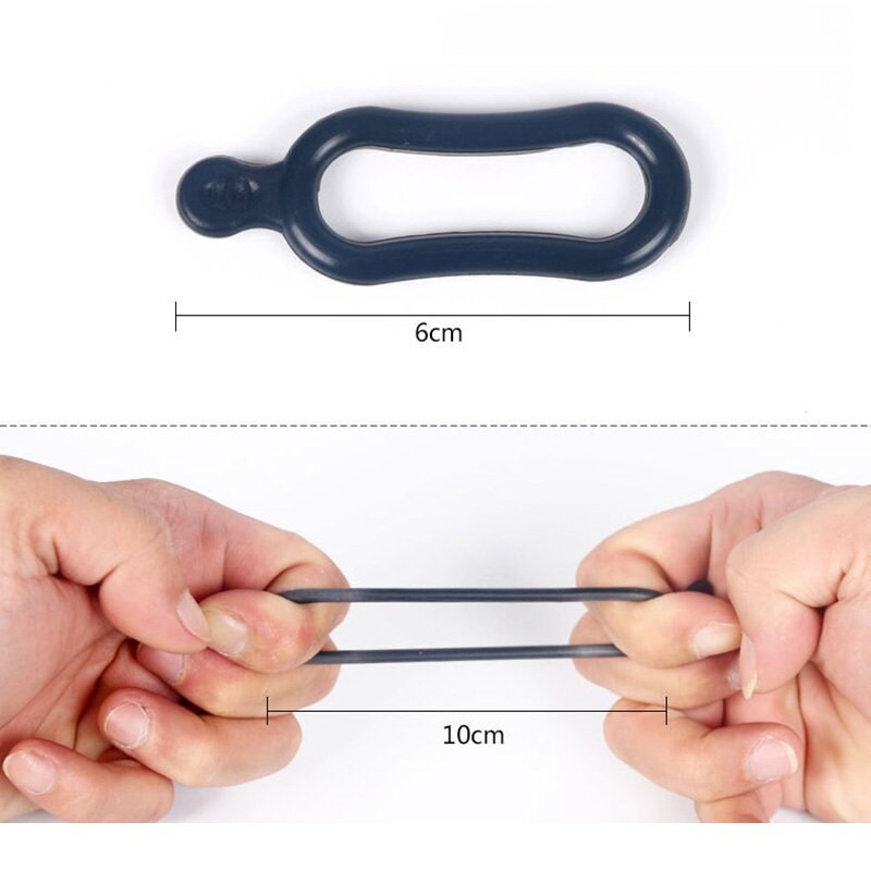 4 St Kompakt Silikon Gummi Ring Cykel LED Strålkastare Ficklampa Huvud Fixering Delar Band Mtb Cykel Cykeltillbehör Rr7395