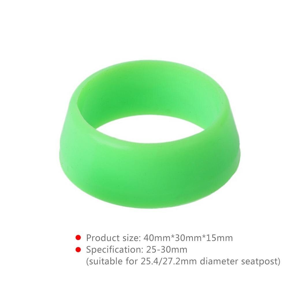 Cykelstolpe Gummi Ring Dammskydd Vattentätt Silikon Mountainbike Sadelstolpe Fodral Skyddande Cykeltillbehör