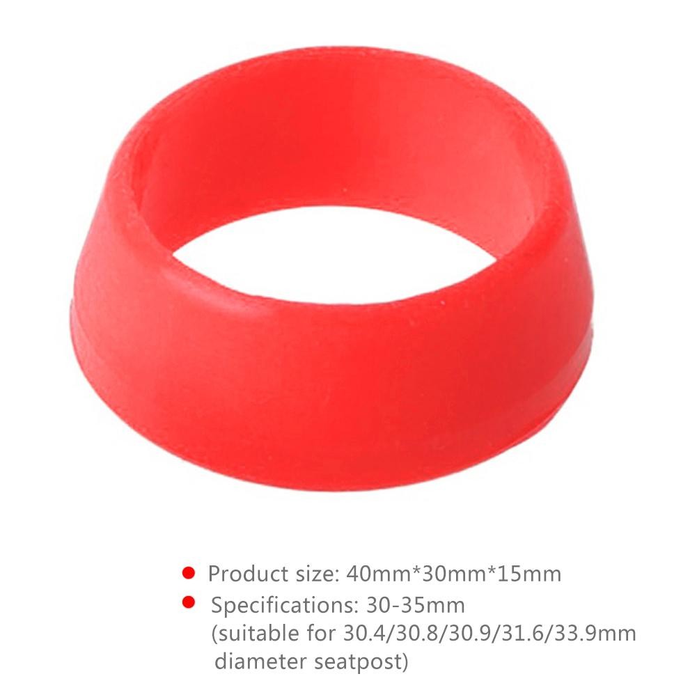 Cykelstolpe Gummi Ring Dammskydd Vattentätt Silikon Mountainbike Sadelstolpe Fodral Skyddande Cykeltillbehör