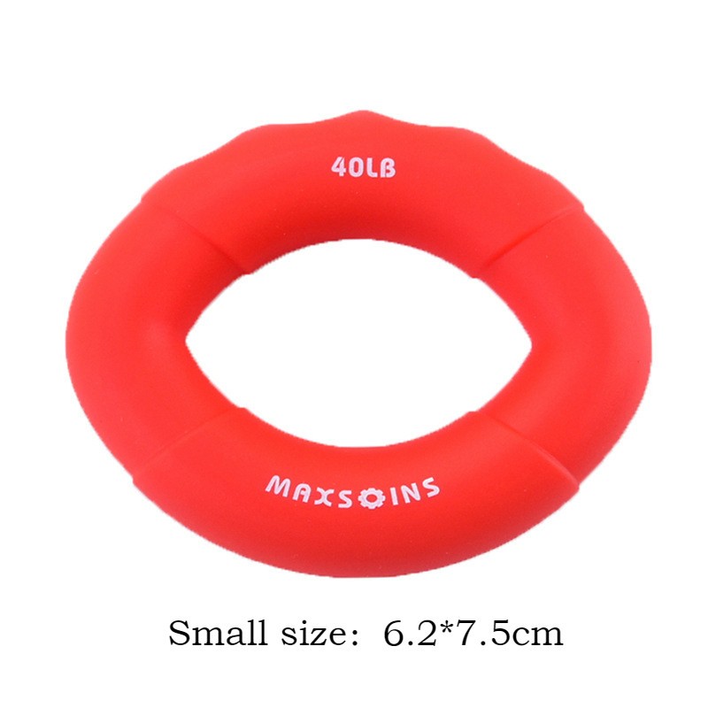 Handgrepp Muskelutvecklare Kraft Handled Arm Träningsmaskin Karpal Expander Gummi Träningsanordning Finger Gripper Ring Gym Anti Stress