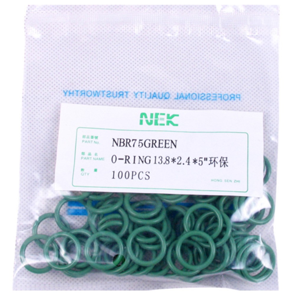 ( 13.8*2.4mm ) #10 R134a Nbr Gummi O-rings Tätningssats, Hög Temperaturmotstånd För Bilens Luftkonditioneringsventil 5/16 3/8 1/2 5/8