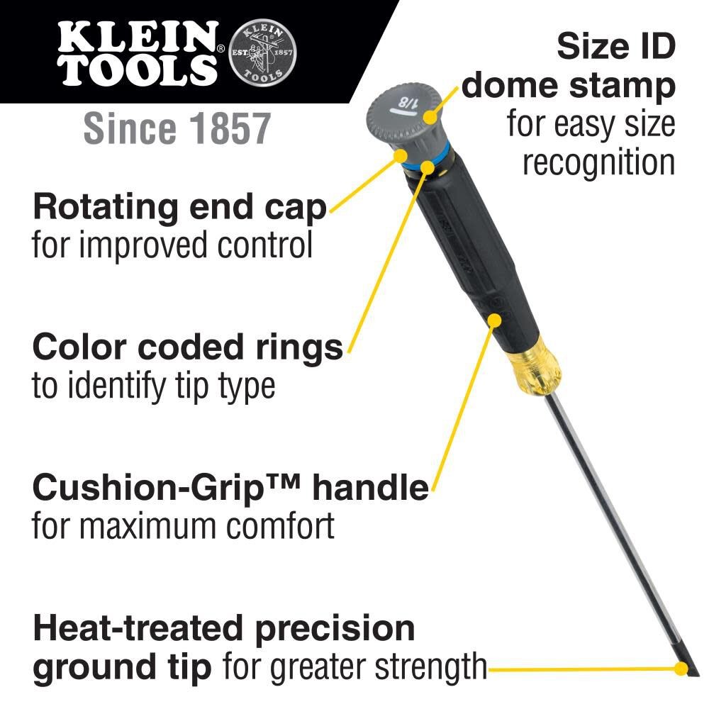 Klein Tools #00 Phillips Precision Screwdriver - 6222 thumbnail