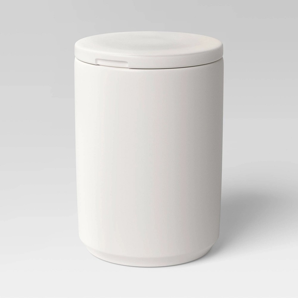 110oz Food Storage Canister White - Threshold™ lid has small chip