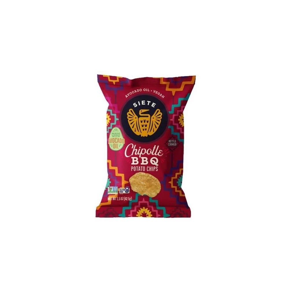 Siete Chipotle BBQ Kettle Cooked Potato Chips - 1.5oz