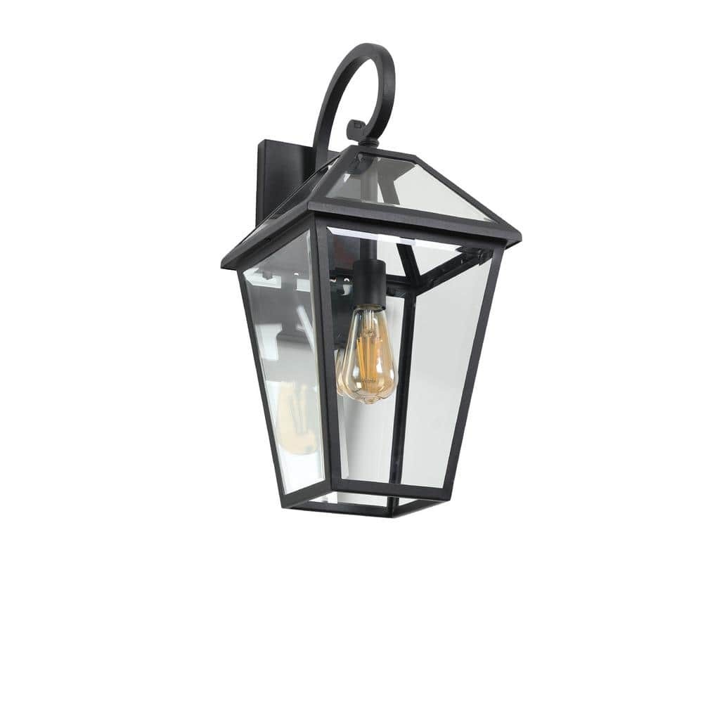 Apollo Modern Outdoor Black Hardwired Water-Resistant Path Light with No Bulbs Included