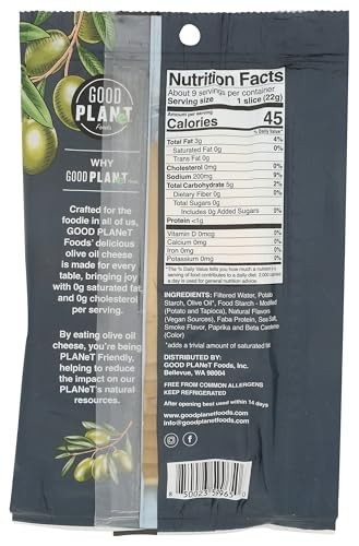 GOOD PLANET Smoked Gouda Style Olive Oil Cheese Slices, 7 OZ thumbnail