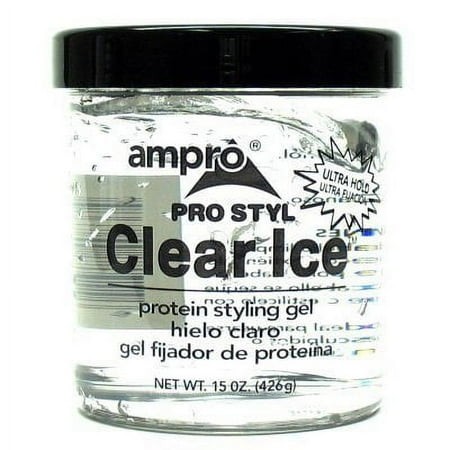 Ampro Pro Styl Clear Ice Protein Styling Gel  Ultra Hold  15 Oz by Ampro