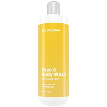 Face and Body Wash for Women and Men - Acne Body Wash Moisturizing for Sensitive Skin - Hydrating Facial Cleanser - Gentle Exfoliating Wash - with Man