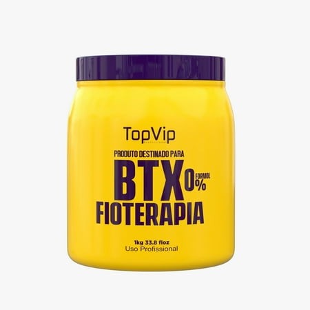Top VIP Cosmetic Botox Fioterapia 1kg/35.27 | Reduce the Volume & Aligning | Formaldehyde Free | Ultra Mask | Brazilian Protein Smoothing Treatment | 