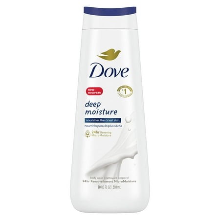 Dove Body Wash with Skin Natural Nourishers for Instantly Soft Skin and Lasting Nourishment Deep Moisture Cleanser That Effectively Washes Away Bacter