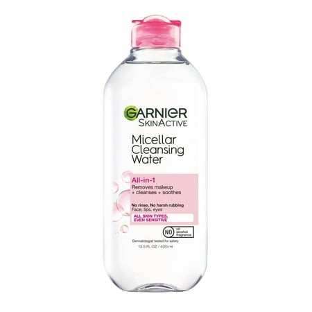 Garnier SkinActive Micellar Water - the Perfect Facial Cleanser & Makeup Remover for Every Skin Type! 13.5 Fl Oz (400Ml)  1 Count (Packaging May Vary)