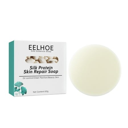 Silk Protein Repair Soap  Silk Protein Soap  Ultra-Long Brush Oil Cleansing Soap  Moisturizing Acne Repair  Milk Soap  Silk Protein Soap