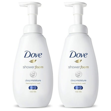 Dove Instant Foaming Body Wash for Soft  Smooth Skin Deep Moisture Cleanser That Effectively Washes Away Bacteria While Nourishing Your Skin 13.5 Oz (