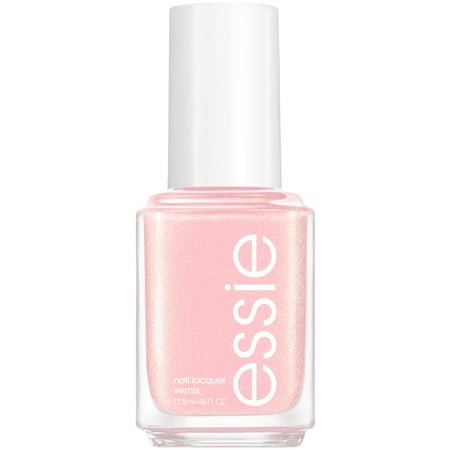 Essie Nail Polish  Salon-Quality  8-Free Vegan  Iridescent Sheer Pink  Birthday Girl  0.46 Fl Oz