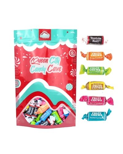 Mini Assorted Flavored Tootsie Rolls Bulk Candy - Chocolate, Fruity, and Vanilla Tootsie Rolls Candy Midgees - Individually Wrapped Flavor Tootsie Rol thumbnail