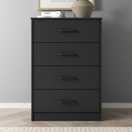 Mainstays Ardent 4 Drawer Dresser  Black