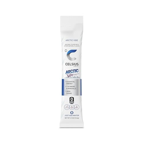 CELSIUS® on-the-Go Powder Sticks Arctic Vibe, Essential Energy 2.6 Oz (14 Sticks per Pack) thumbnail