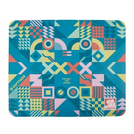 Large Gaming Mouse Pad with Non-Stitched Edges  Extended Mousepad Polyester Woven Fabric Non-Slip Base 18.9x15.75
